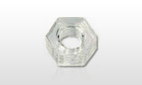 ﾎﾟﾘｶｰﾎﾞﾈｰﾄ六角ﾅｯﾄ(特品(M8白/M10・M12透明)